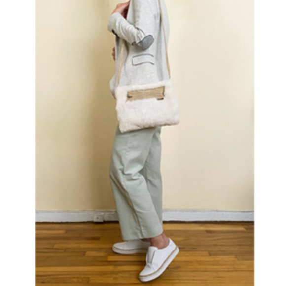 NEW WOMEN VELVET CROPPED WIDE GREEN PANTS JEANS M - Picture 2 of 7